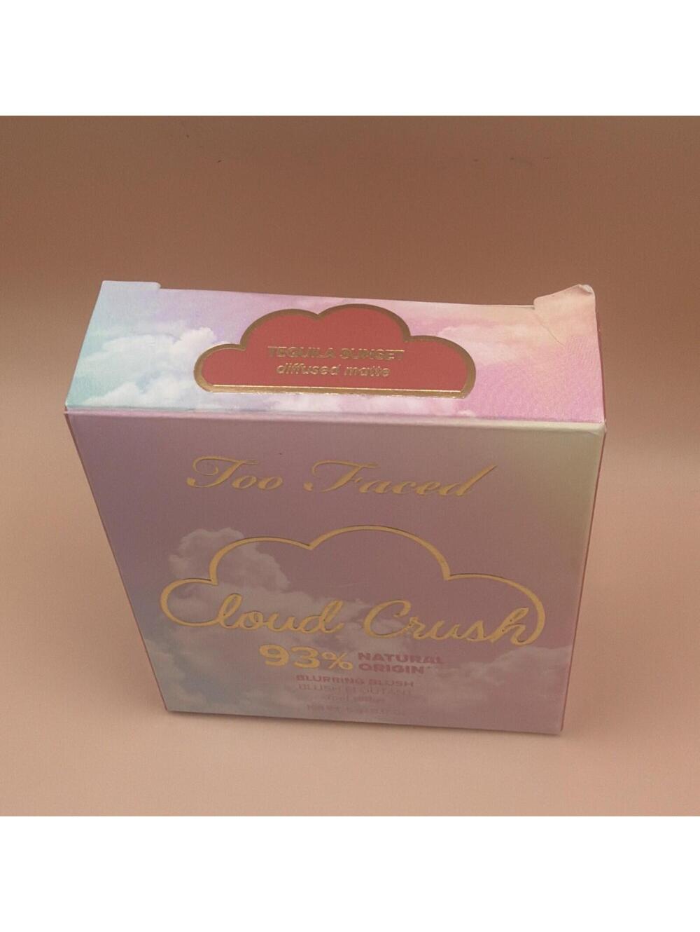 Too Faced Cloud Crush Blurring Blush Tequila Sunset Diffused Matte 5g / .17 Oz - Picture 2 of 2